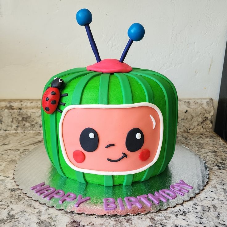 Cocomelon Birthday Cake
