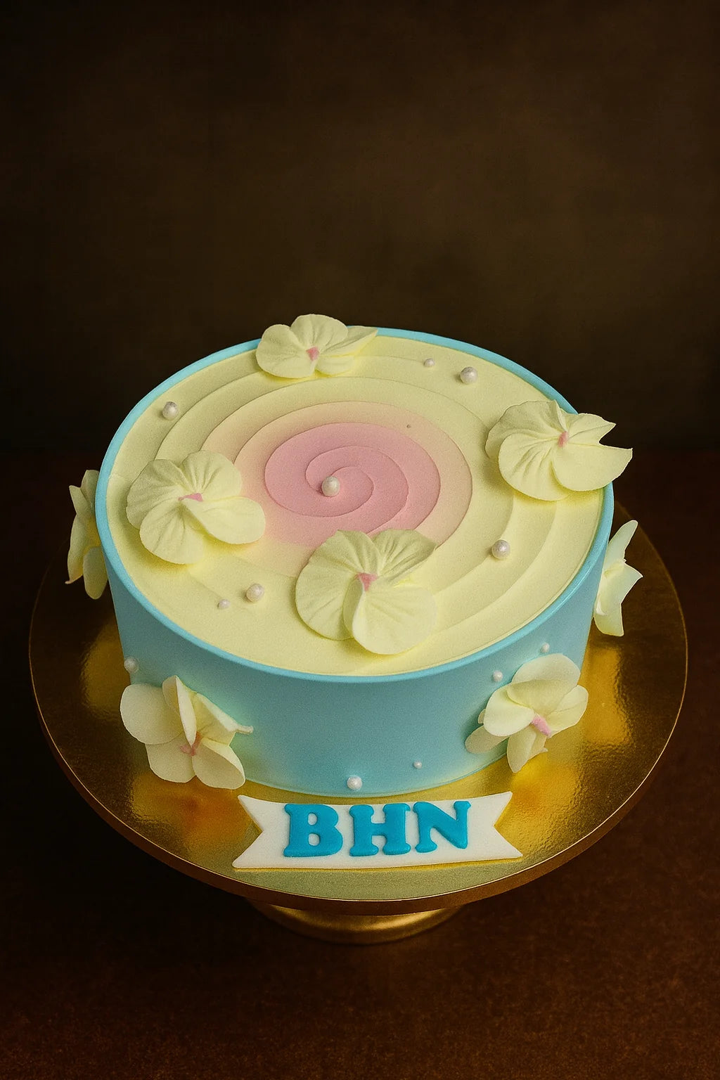 Celebration Goldline Birthday Cake