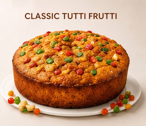 Classic Tutti Frutti eggless tea cake Rakhi gift in Meerut