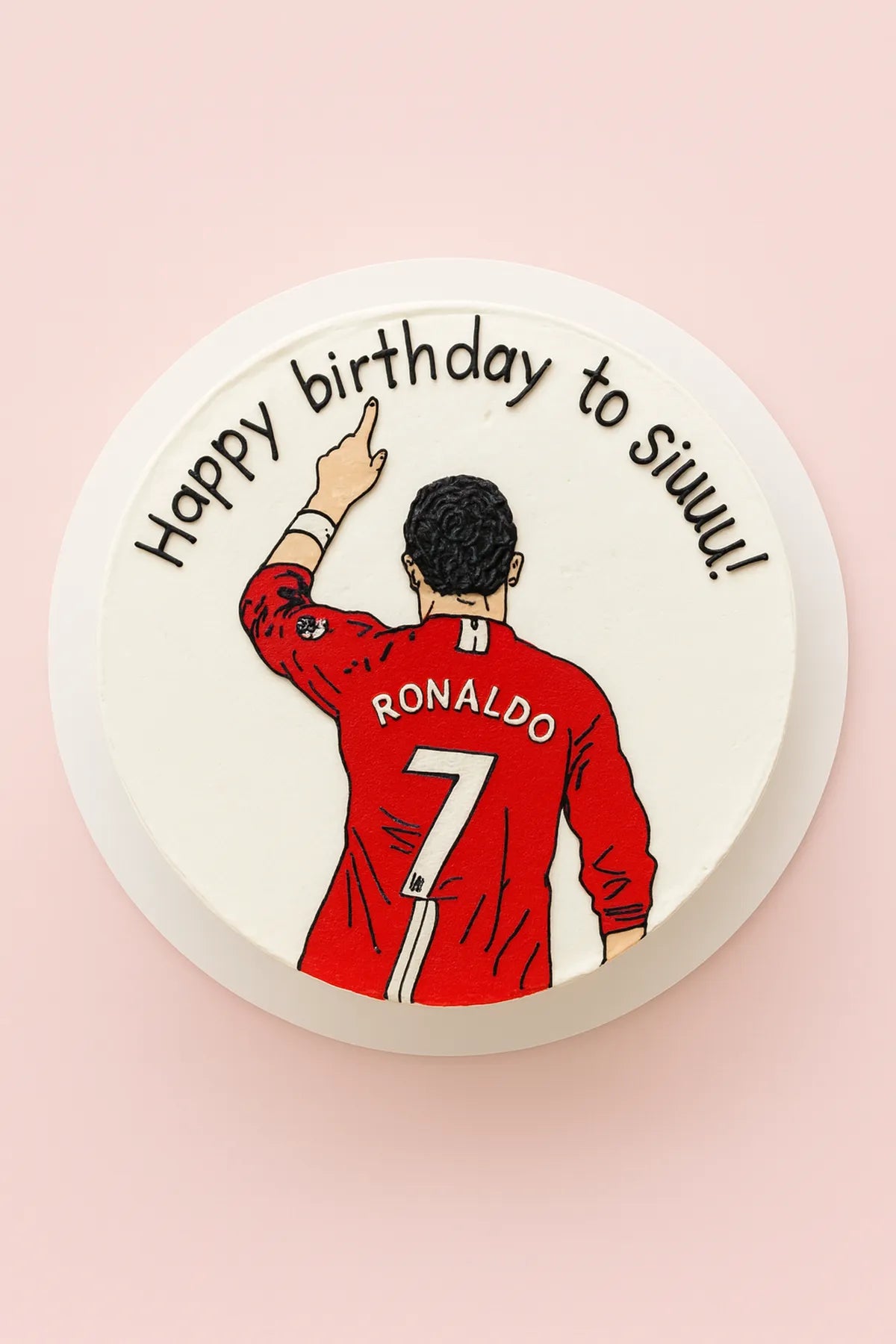 Cr7 Football Cake in Meerut-The Baking Kaur