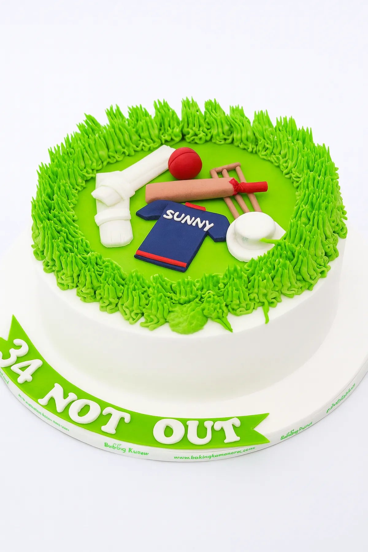 Custom Cricket Birthday Cake in Meerut-The Baking Kaur