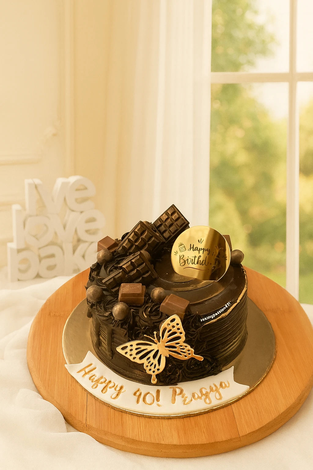 Divine Aura Birthday Cake