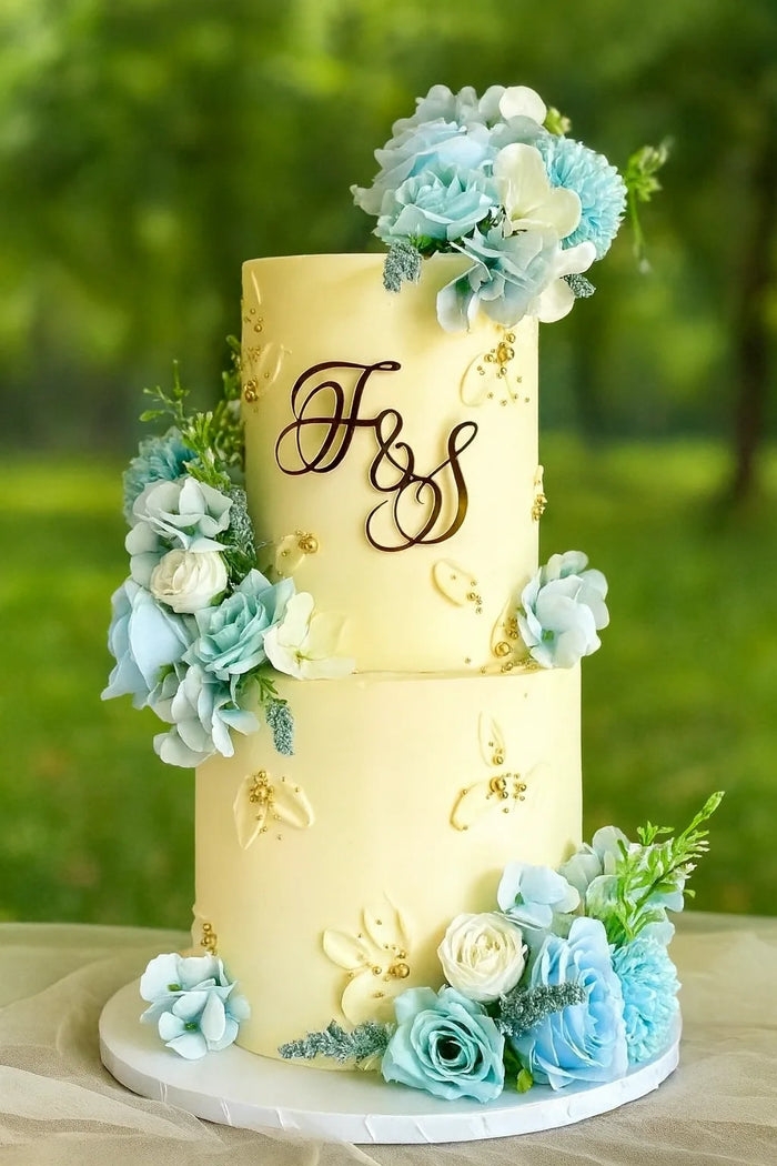 Enchanted Floral Wedding Cake