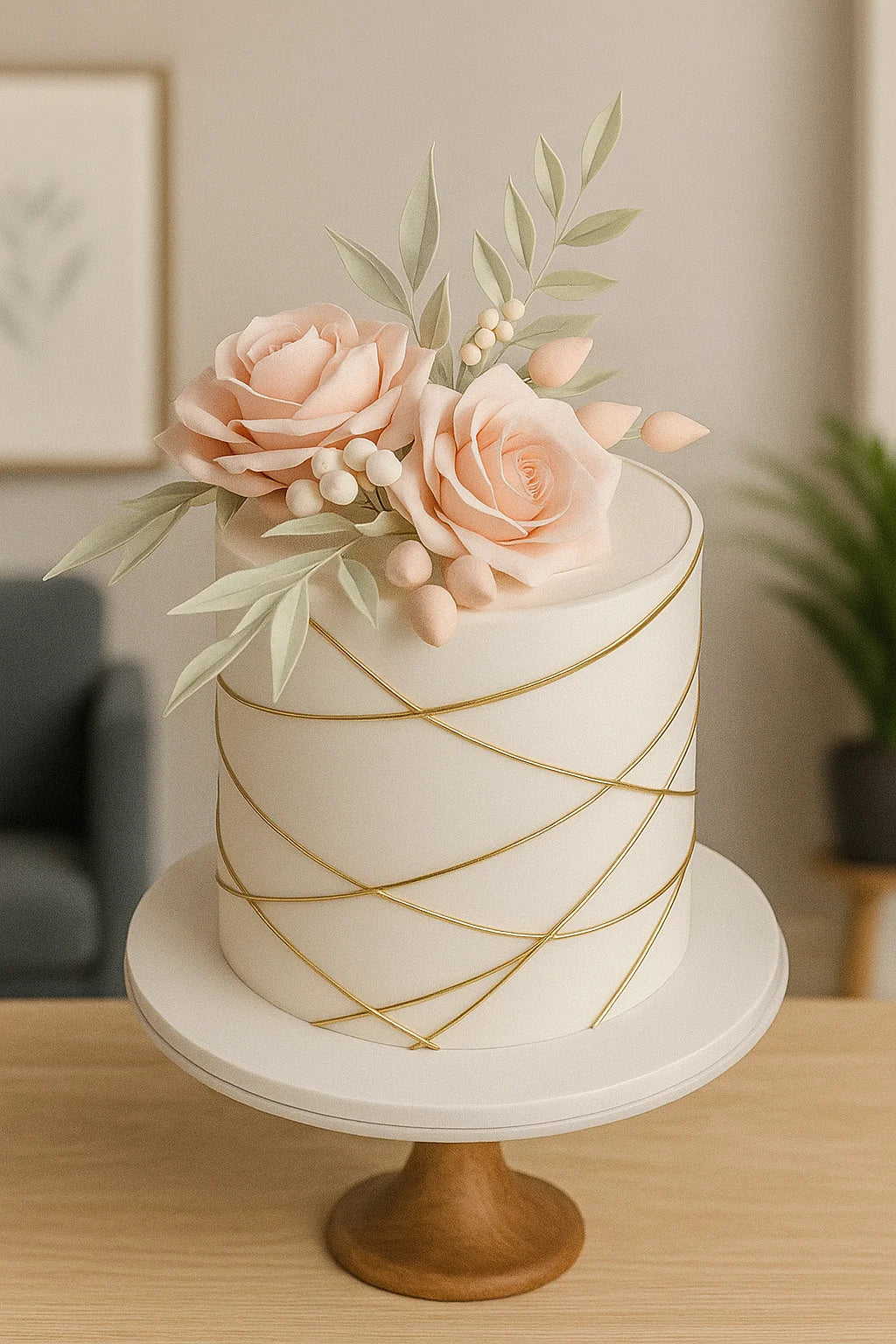 Endless Togetherness Anniversary Cake in Meerut-The Baking Kaur