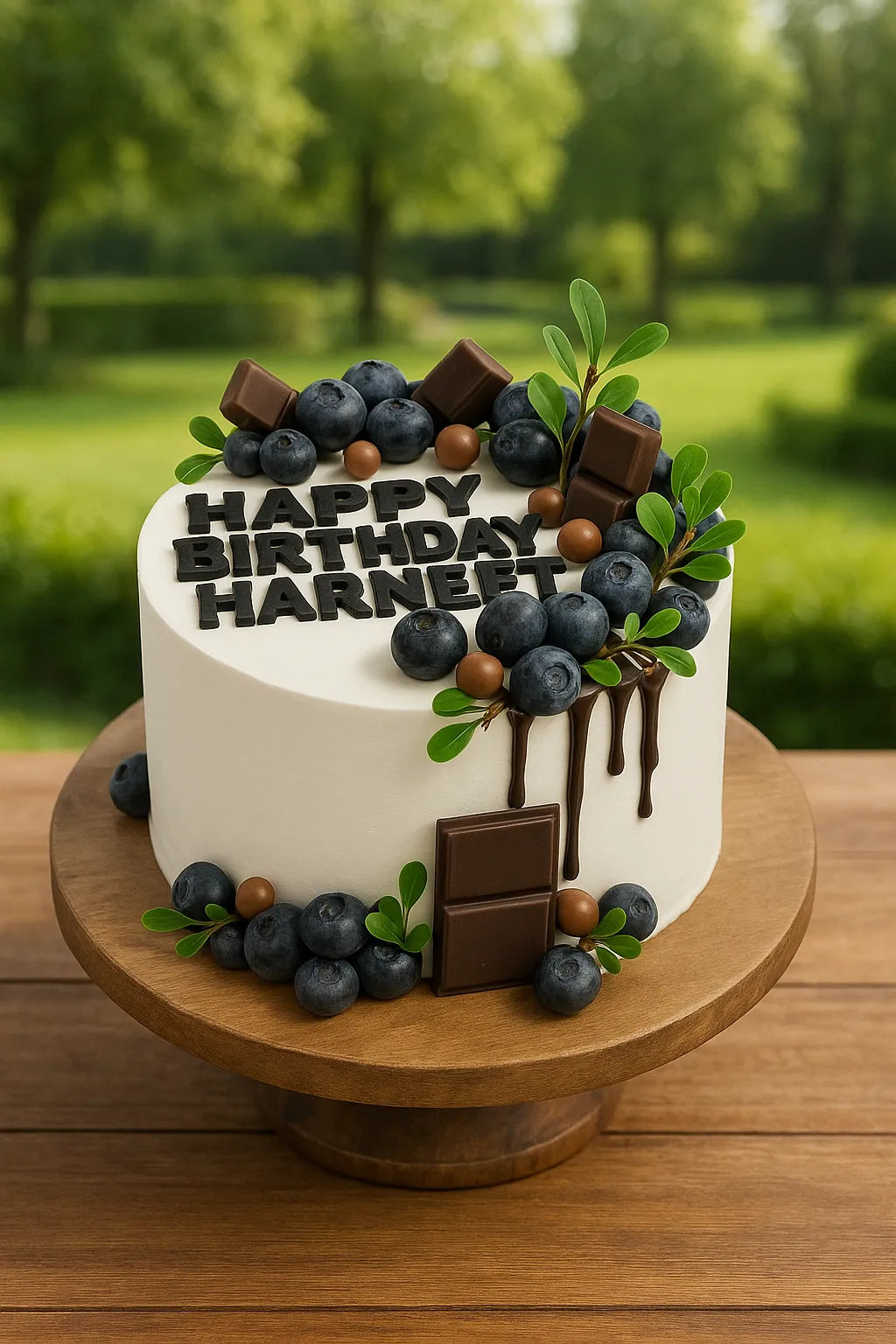 Enlightened Glow Birthday Cake