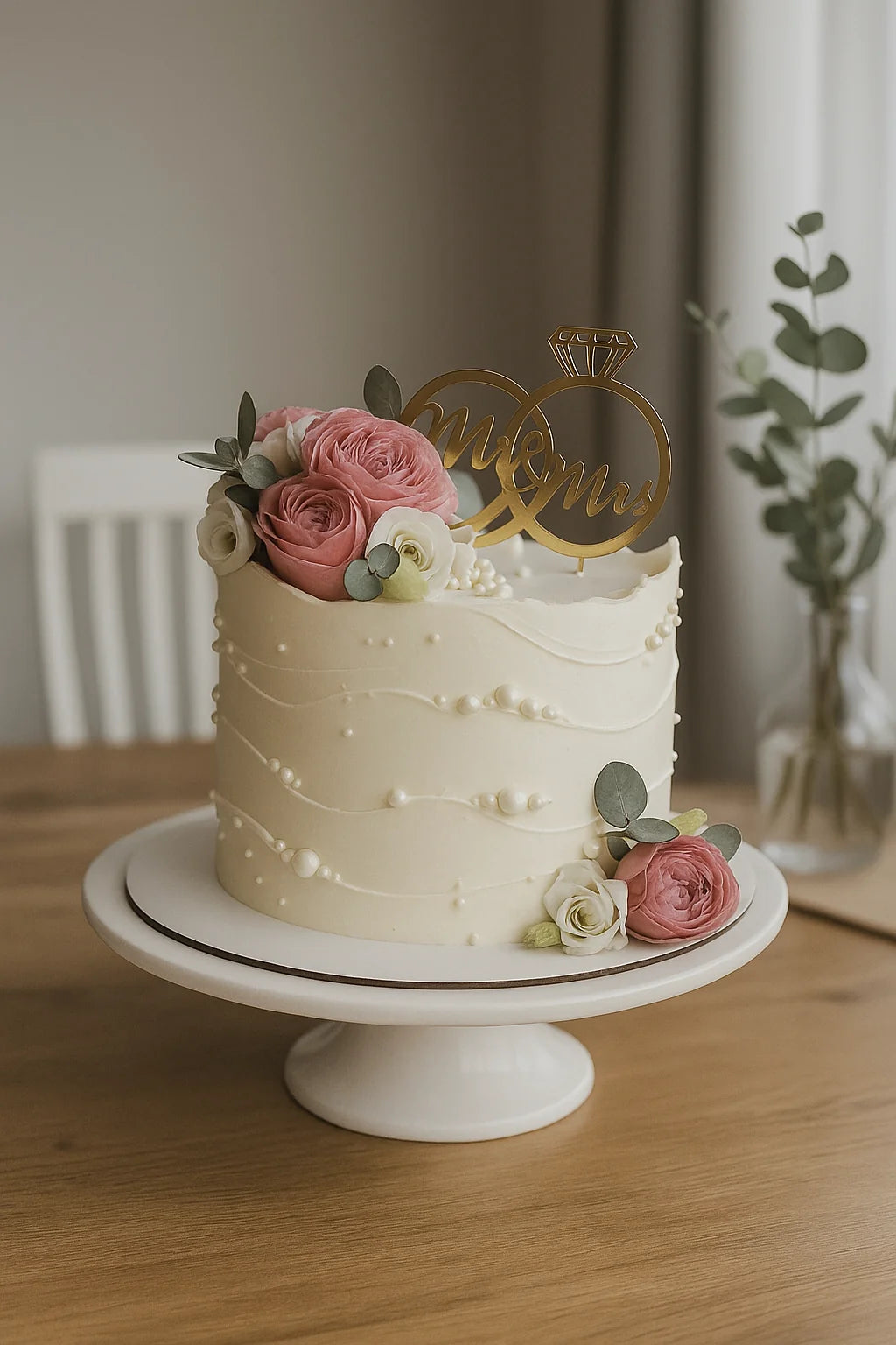 Eternal Bliss Anniversary Cake in Meerut-The Baking Kaur