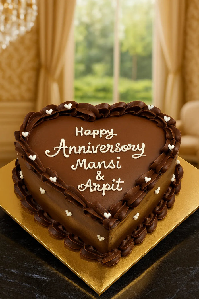 Eternal Connection Anniversary Cake