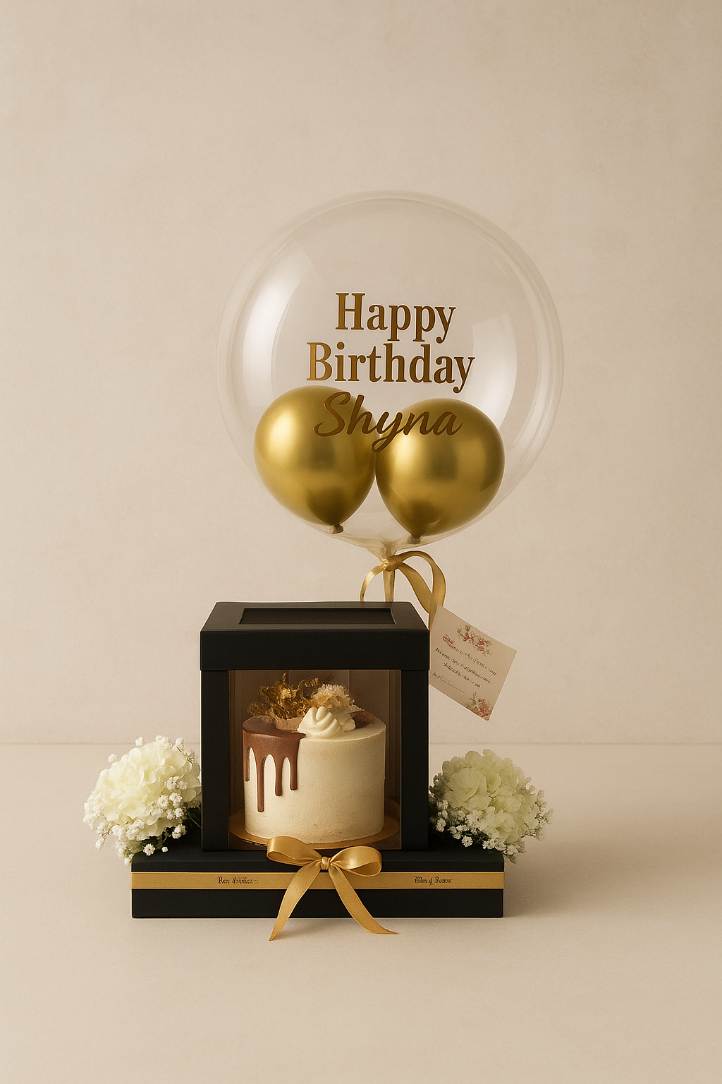 Luxurious, curated, freshly baked, premium - The Baking Kaur – Minimal Luxe Hamper, 100% Eggless, 2–4 hour express deliver…