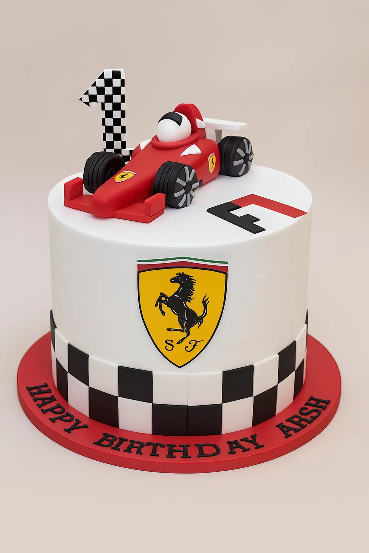 Ferrari Sports Car Cake in Meerut-The Baking Kaur