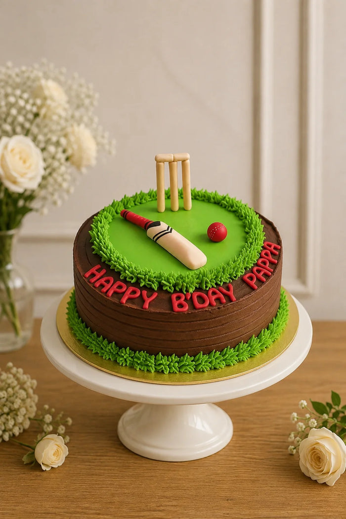 Cricket Birthday Cake