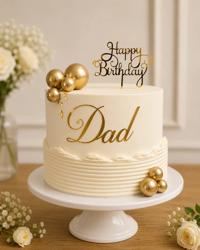 Two-Tier Dad's Birthday Cake