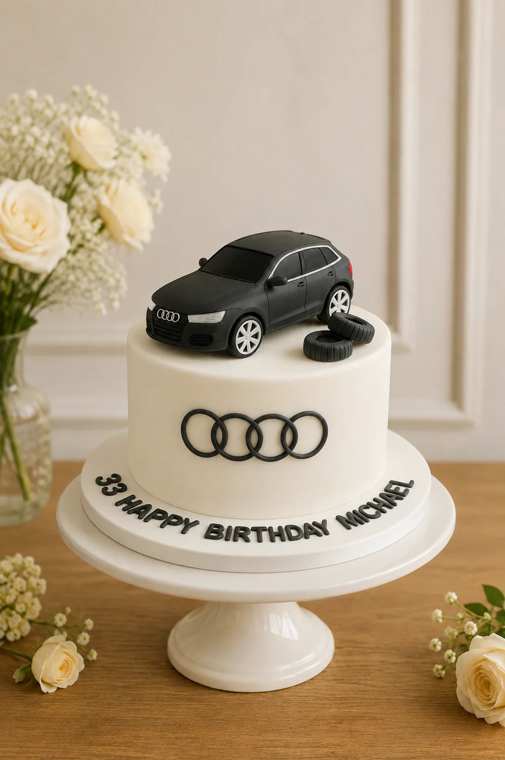 Handcrafted Pastel Mix Elegant Birthday Cake #4 baked fresh by The Baking Kaur, Thapar Nagar, Meerut