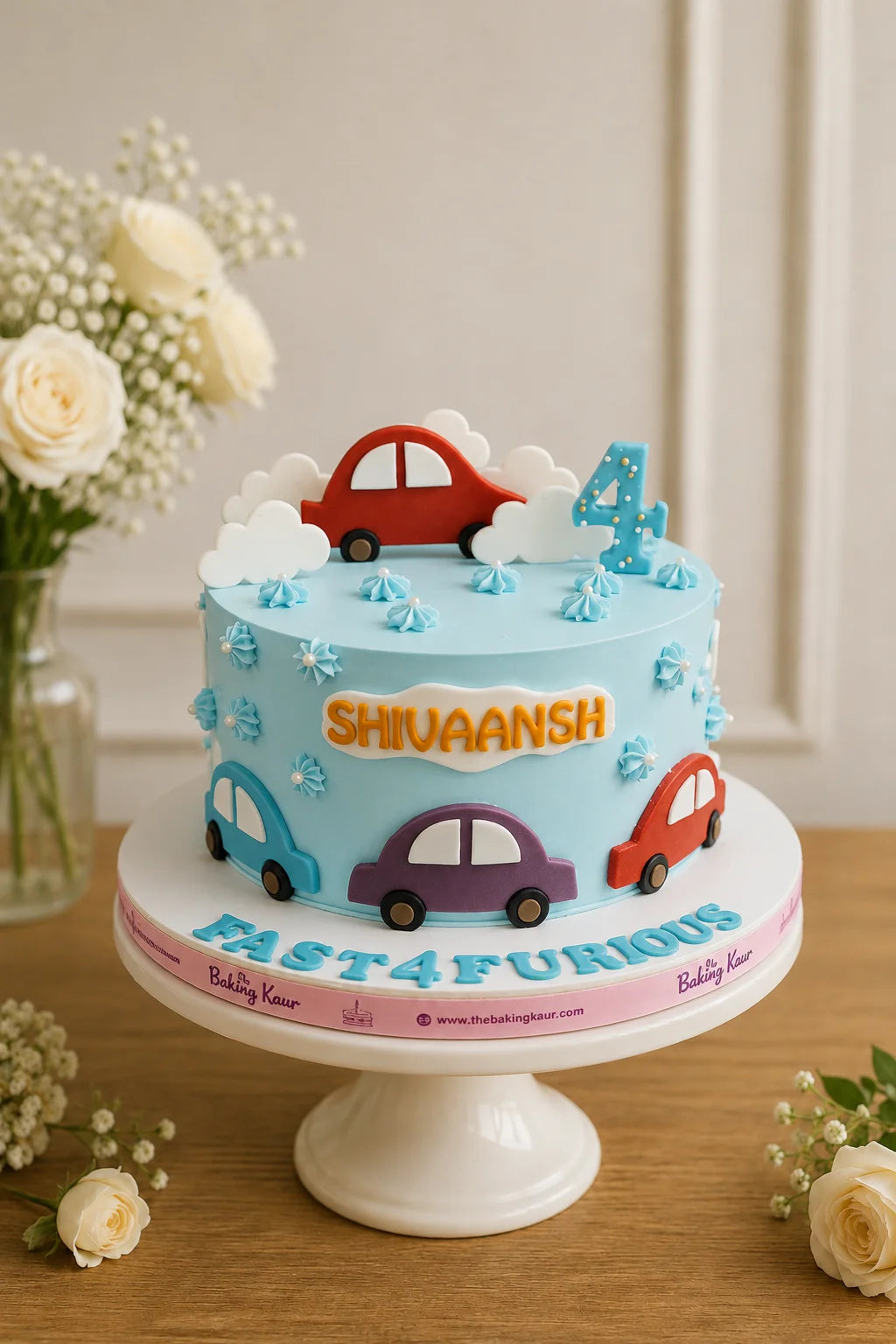 Handcrafted Pastel Mix Elegant Birthday Cake #6 baked fresh by The Baking Kaur, Thapar Nagar, Meerut