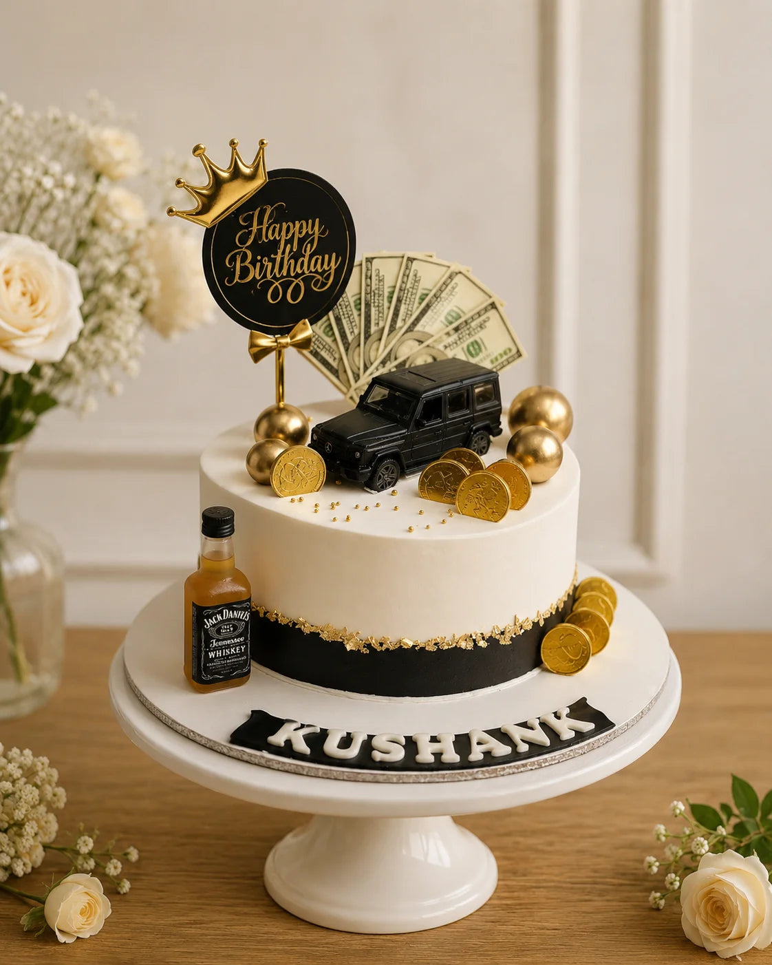 Handcrafted Pastel Mix Elegant Birthday Cake #8 baked fresh by The Baking Kaur, Thapar Nagar, Meerut
