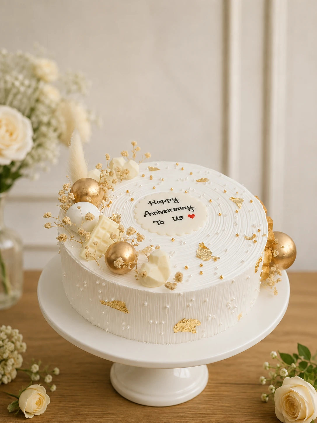 Handcrafted Anniversary Radort Anniversary Cake baked fresh by The Baking Kaur, Thapar Nagar, Meerut