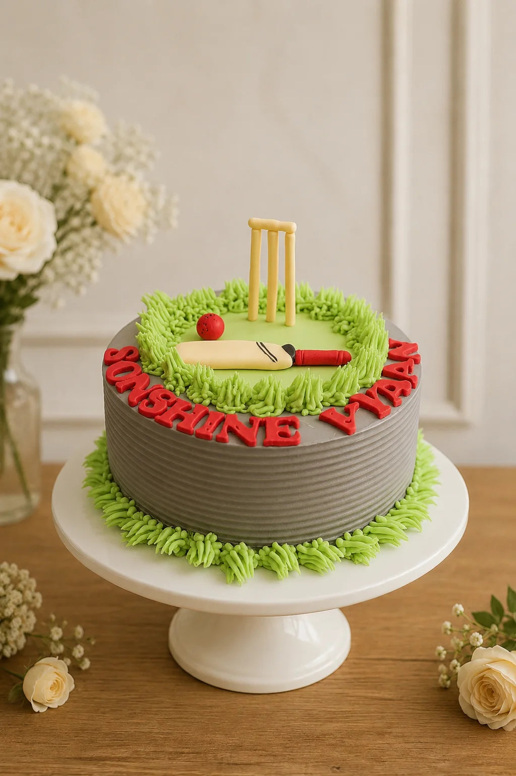 Handcrafted Sunshine Vivaan Pastel Mix Anniversary Cake baked fresh by The Baking Kaur, Thapar Nagar, Meerut
