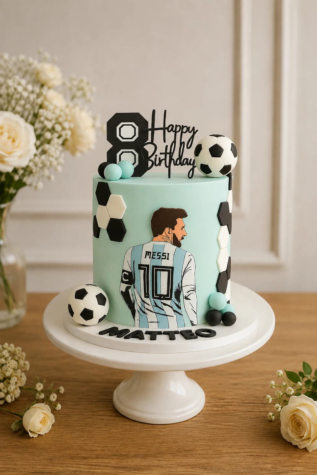 Handcrafted Pastel Mix Elegant Birthday Cake #9 baked fresh by The Baking Kaur, Thapar Nagar, Meerut