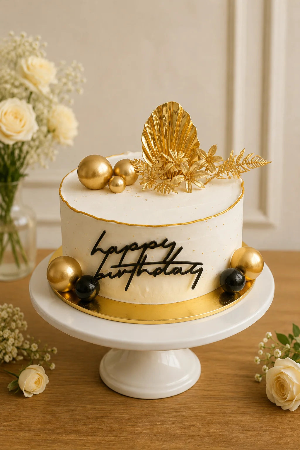 Handcrafted Happy Birthday Pastel Mix Birthday Cake #4 baked fresh by The Baking Kaur, Thapar Nagar, Meerut