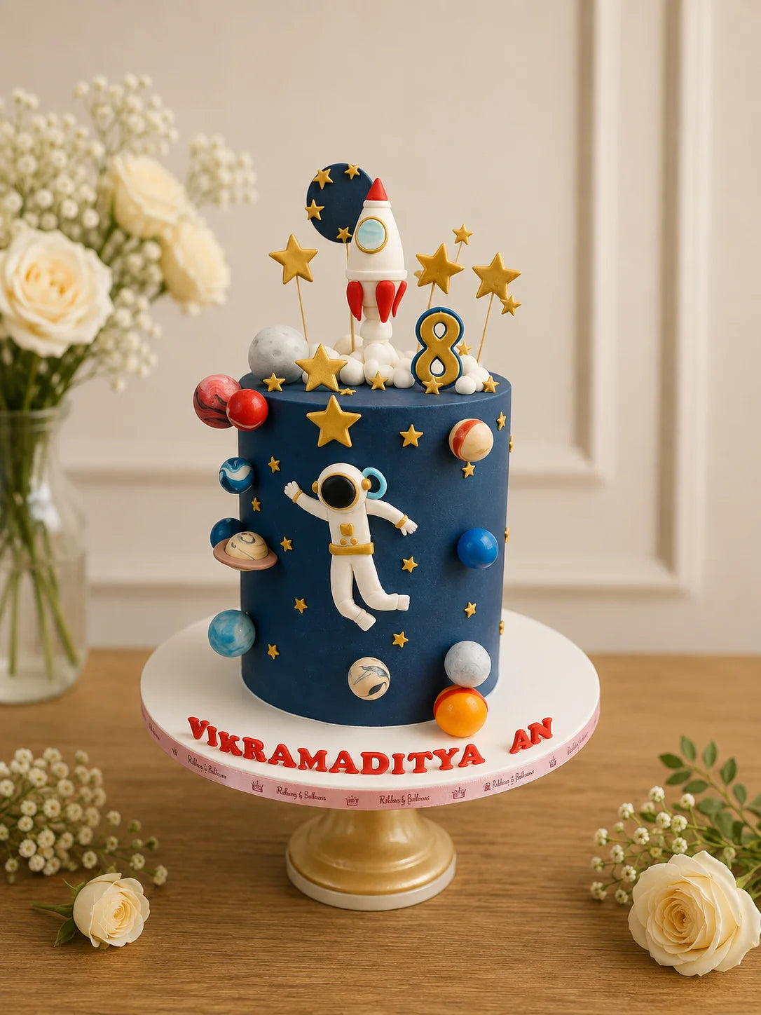 Handcrafted Pastel Mix Floral Other Cake #5 baked fresh by The Baking Kaur, Thapar Nagar, Meerut