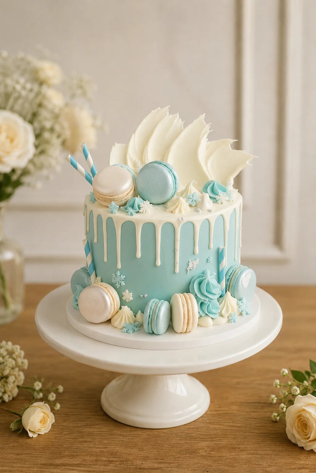 Handcrafted Pastel Mix Luxury Anniversary Cake #9 baked fresh by The Baking Kaur, Thapar Nagar, Meerut