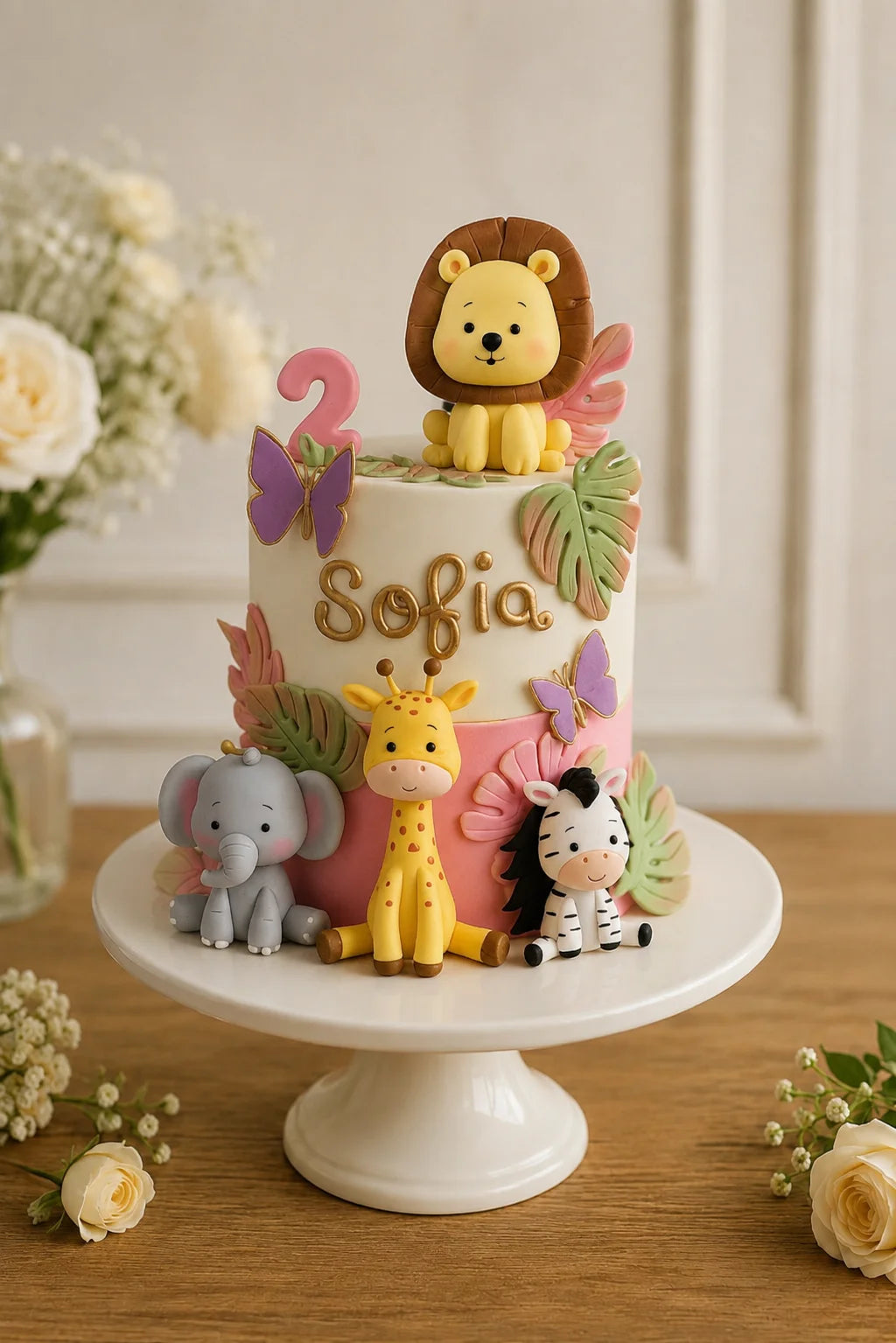 Handcrafted 2, Sofia Pastel Mix Birthday Cake baked fresh by The Baking Kaur, Thapar Nagar, Meerut