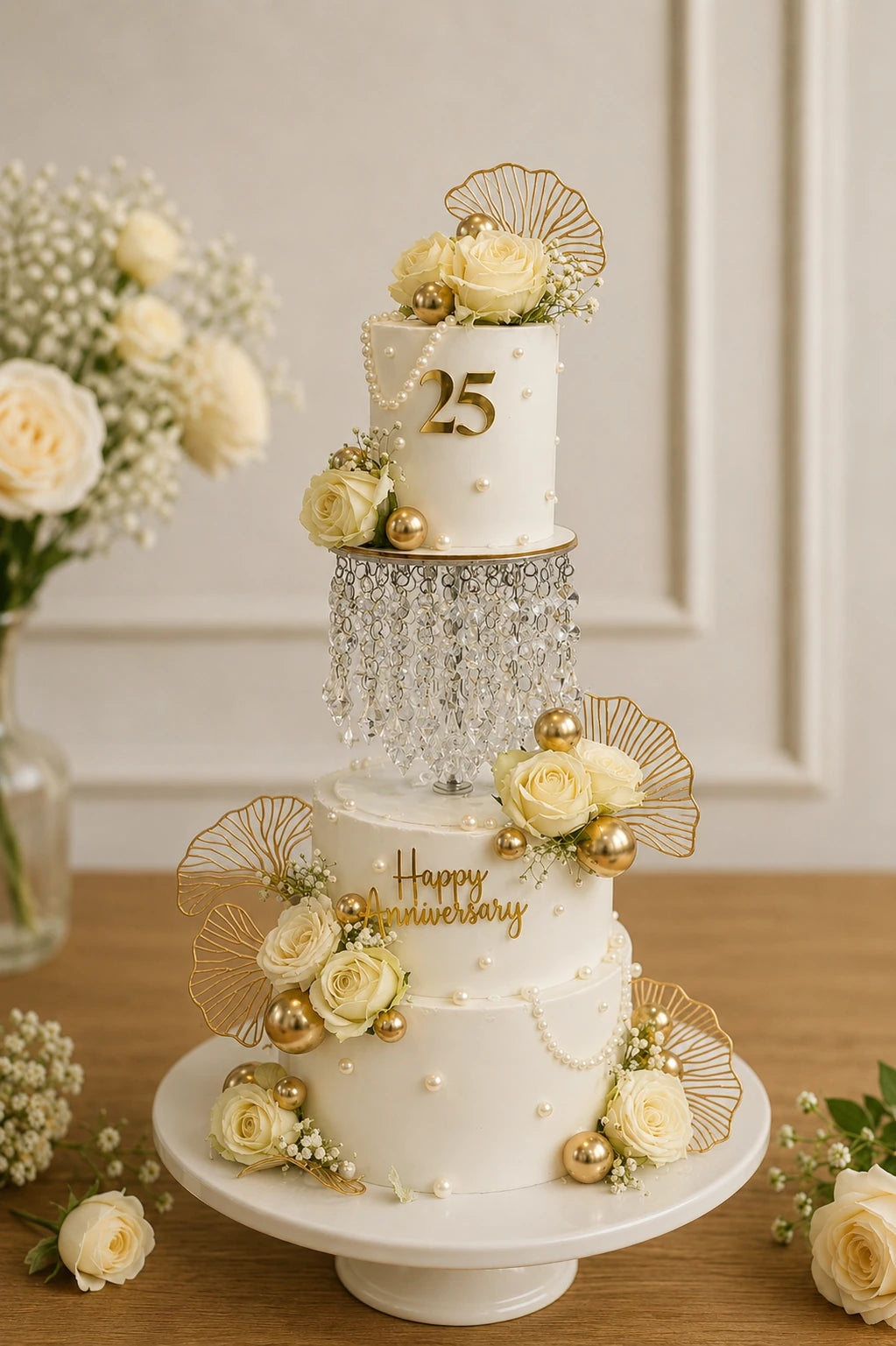 Handcrafted Happy Anniversary Anniversary Cake baked fresh by The Baking Kaur, Thapar Nagar, Meerut