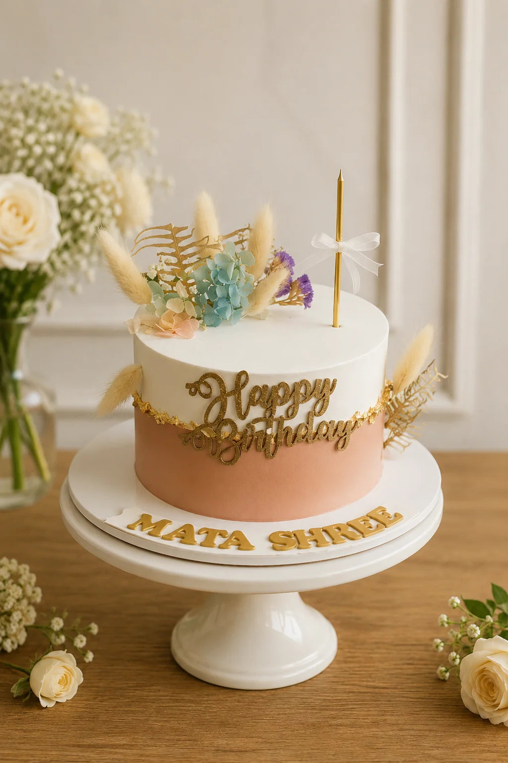 Handcrafted Pastel Mix Elegant Birthday Cake #16 baked fresh by The Baking Kaur, Thapar Nagar, Meerut