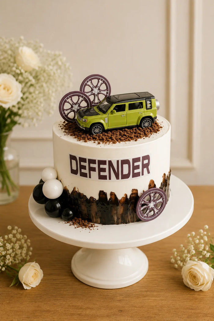 Land Rover Defender Theme Cake