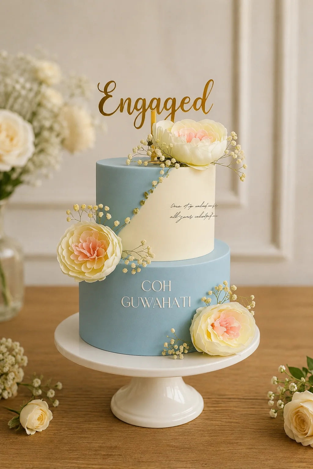 Handcrafted Pastel Mix Luxury Wedding Cake #6 baked fresh by The Baking Kaur, Thapar Nagar, Meerut