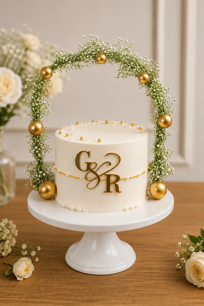 Floral Arch Celebration Cake