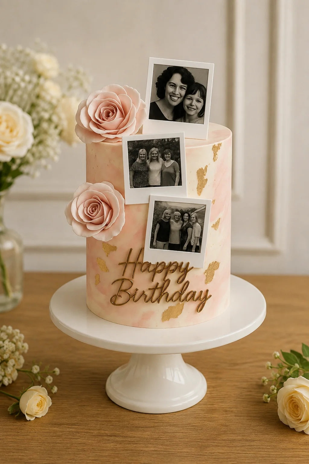 Handcrafted Happy Birthday Pastel Mix Birthday Cake #9 baked fresh by The Baking Kaur, Thapar Nagar, Meerut