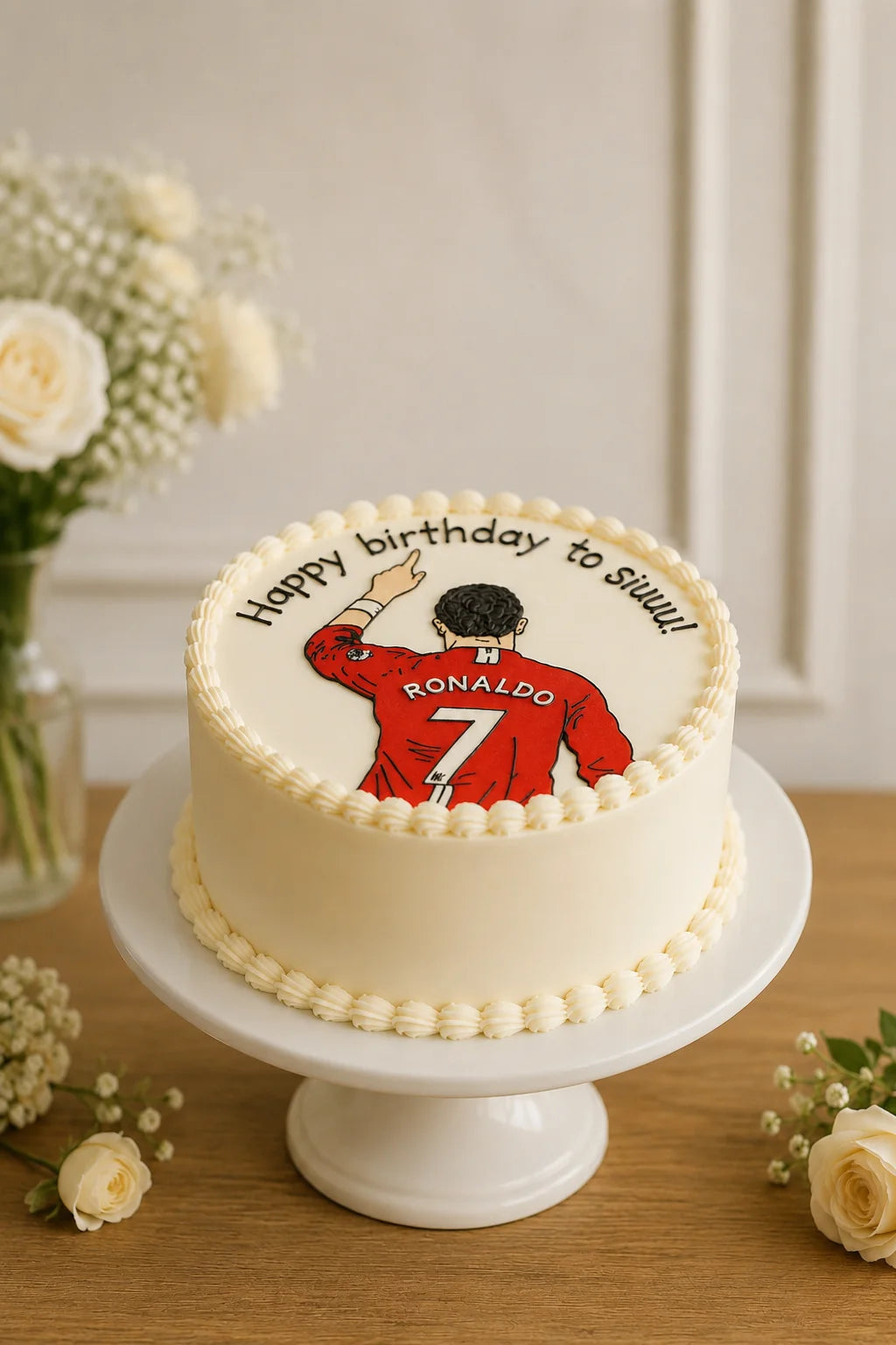 Handcrafted Peach Elegant Birthday Cake #9 baked fresh by The Baking Kaur, Thapar Nagar, Meerut