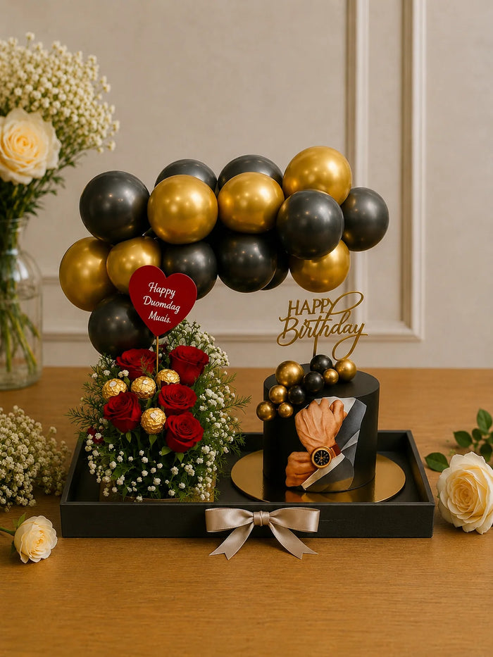 Midnight Elegance Birthday Celebration Hamper