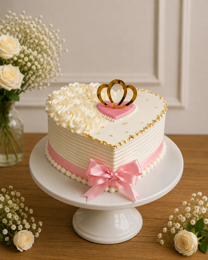Coquette Bow Theme Cake