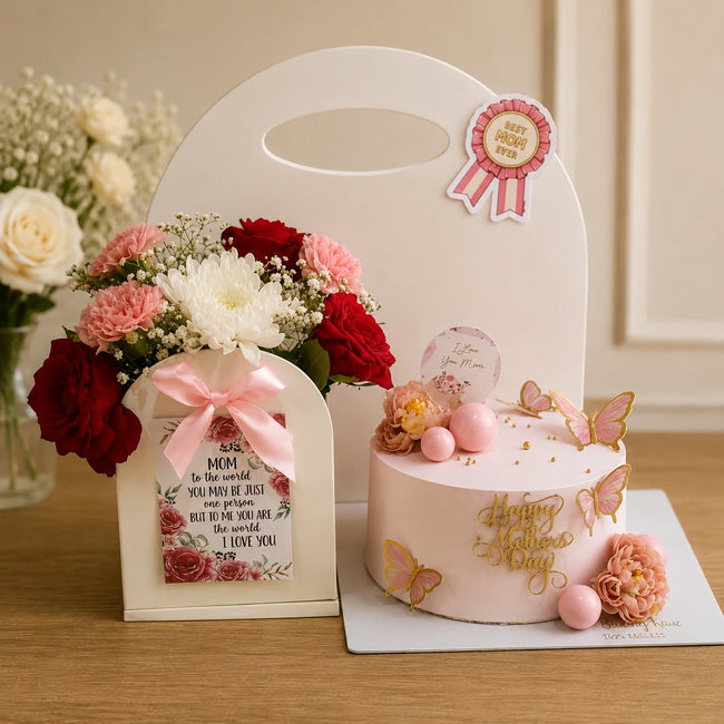 Butterfly Garden Theme Cake