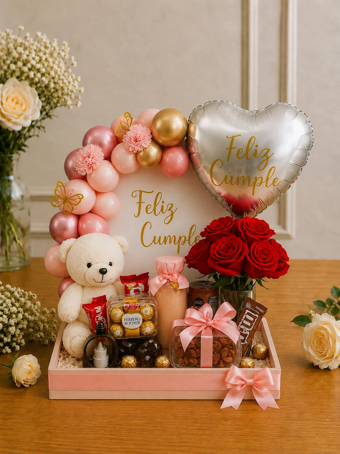 Blush & Gold Birthday Celebration Hamper