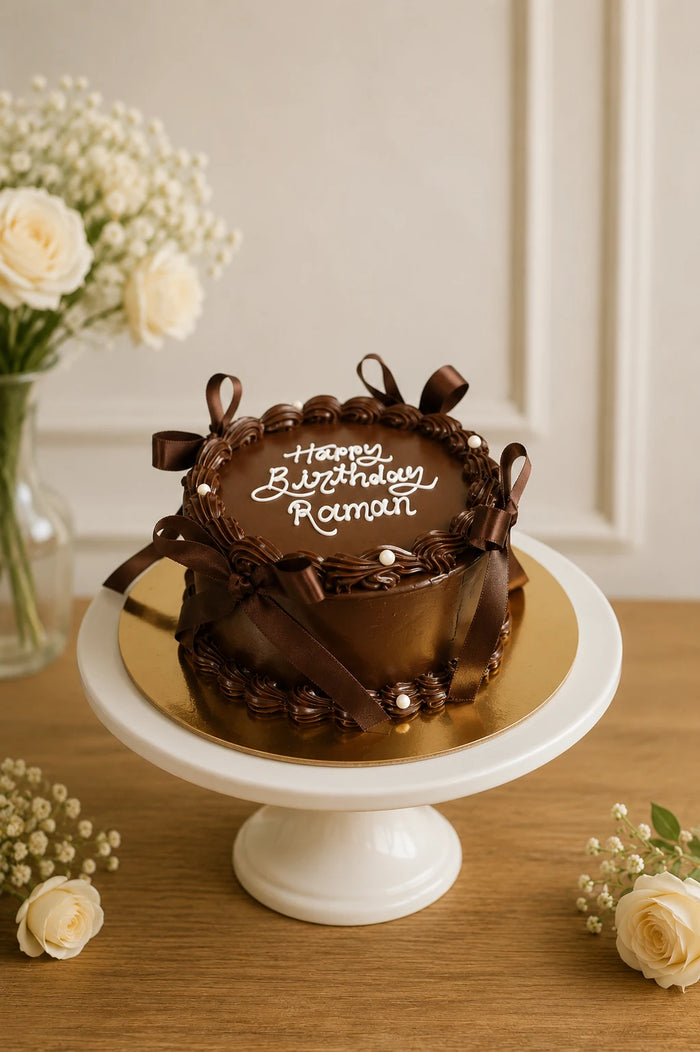 Coquette Bow Theme Cake