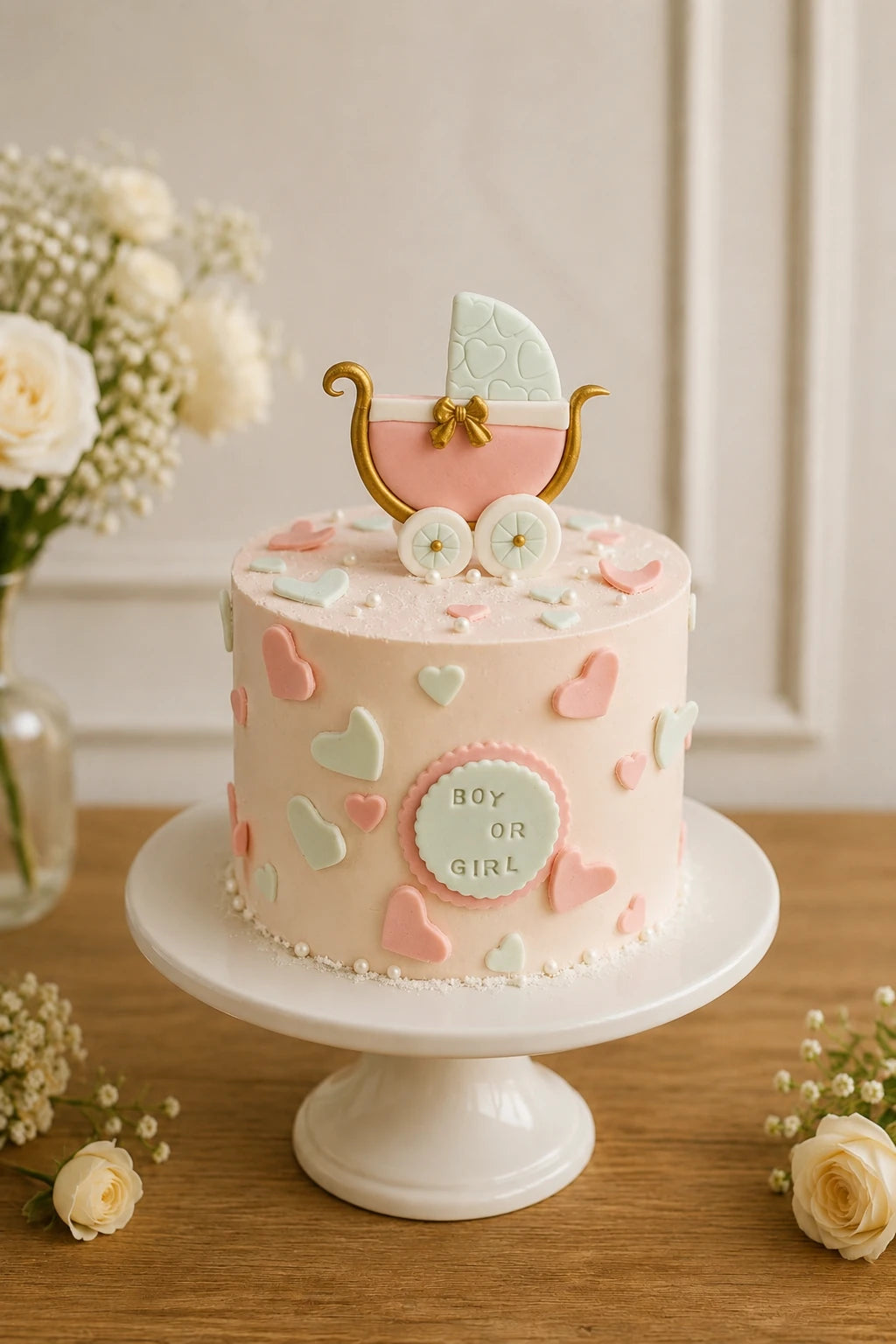 Handcrafted Boy Girl Wedding Cake baked fresh by The Baking Kaur, Thapar Nagar, Meerut