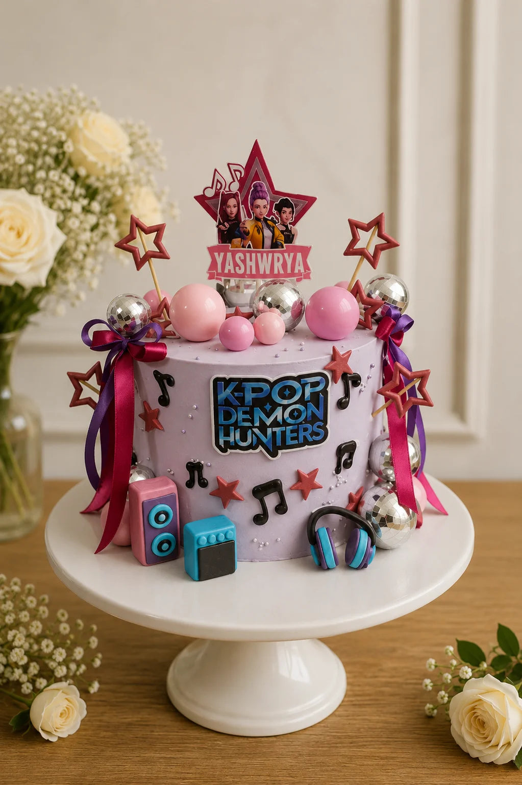 Handcrafted Pastel Mix Luxury Anniversary Cake #17 baked fresh by The Baking Kaur, Thapar Nagar, Meerut