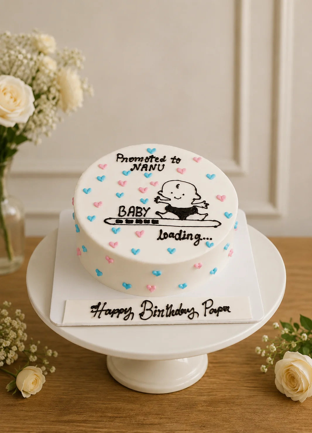 Handcrafted Pastel Mix Elegant Birthday Cake #27 baked fresh by The Baking Kaur, Thapar Nagar, Meerut