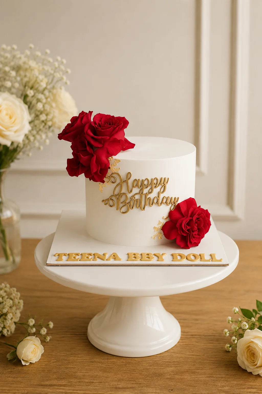 Handcrafted Pastel Mix Elegant Birthday Cake #29 baked fresh by The Baking Kaur, Thapar Nagar, Meerut