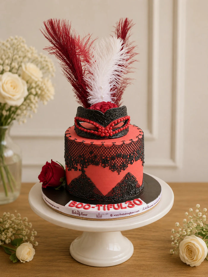 Masquerade Theme Cake