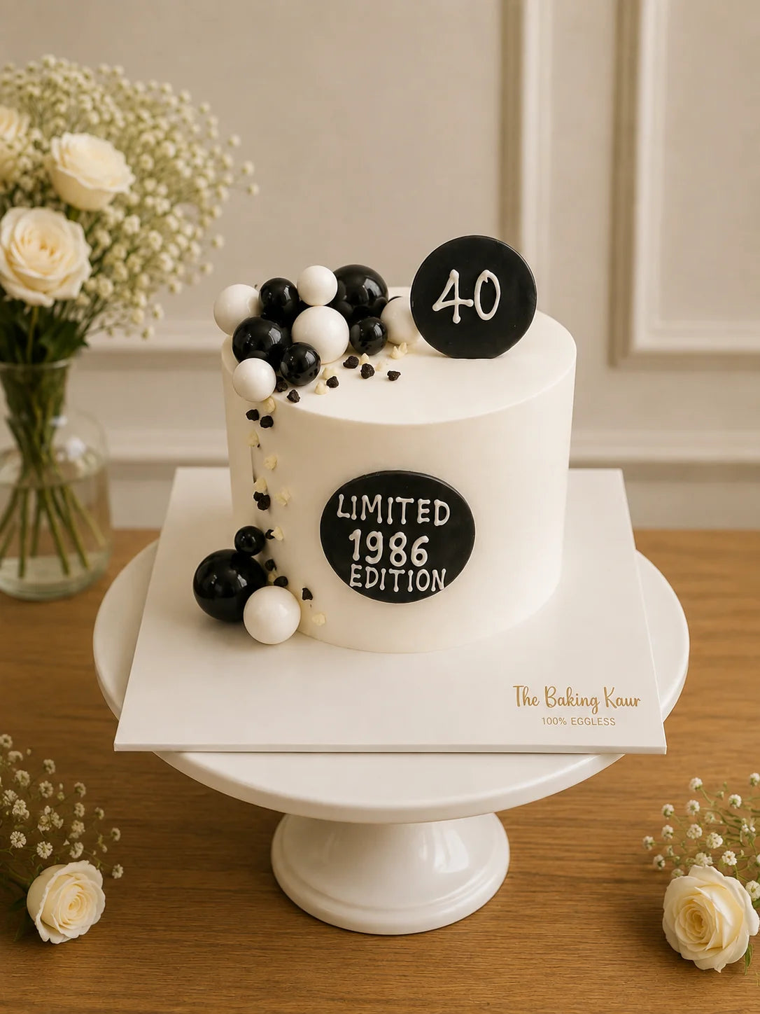Handcrafted Pastel Mix Floral Other Cake #17 baked fresh by The Baking Kaur, Thapar Nagar, Meerut