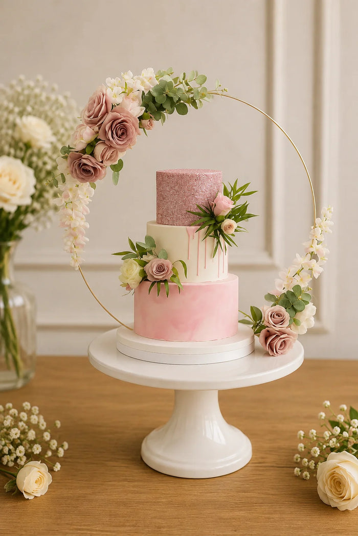 Floral Arch Celebration Cake