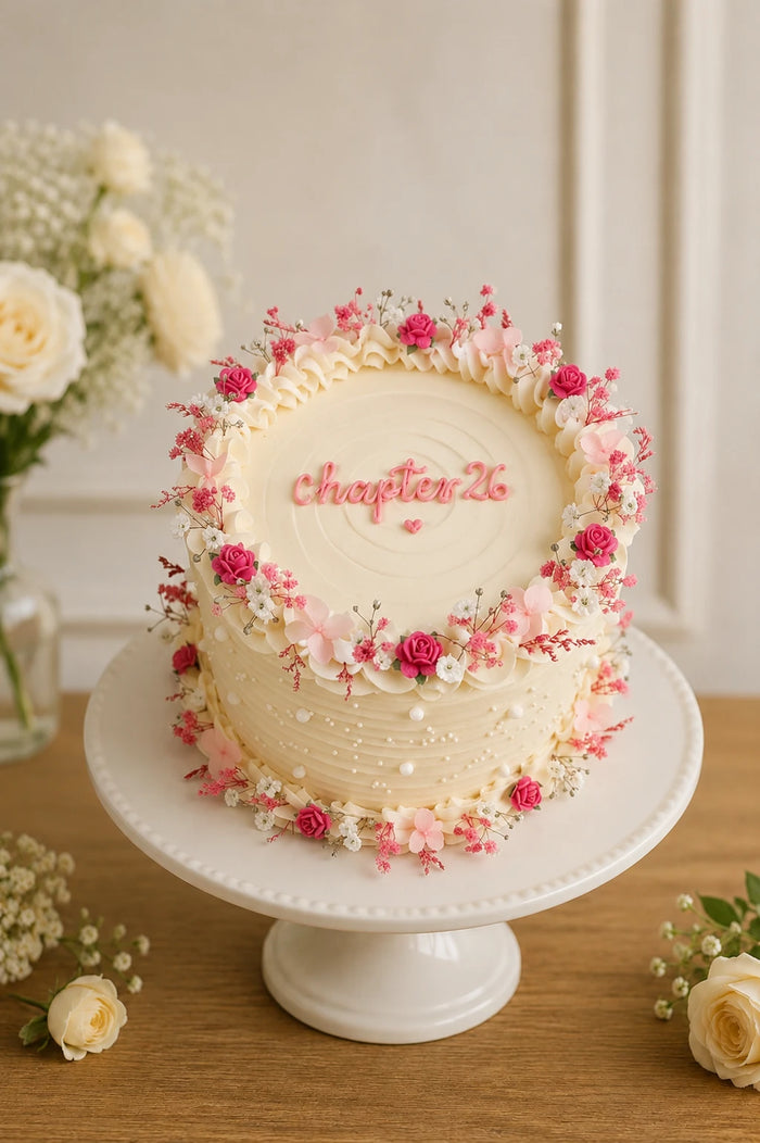 Floral Arch Celebration Cake