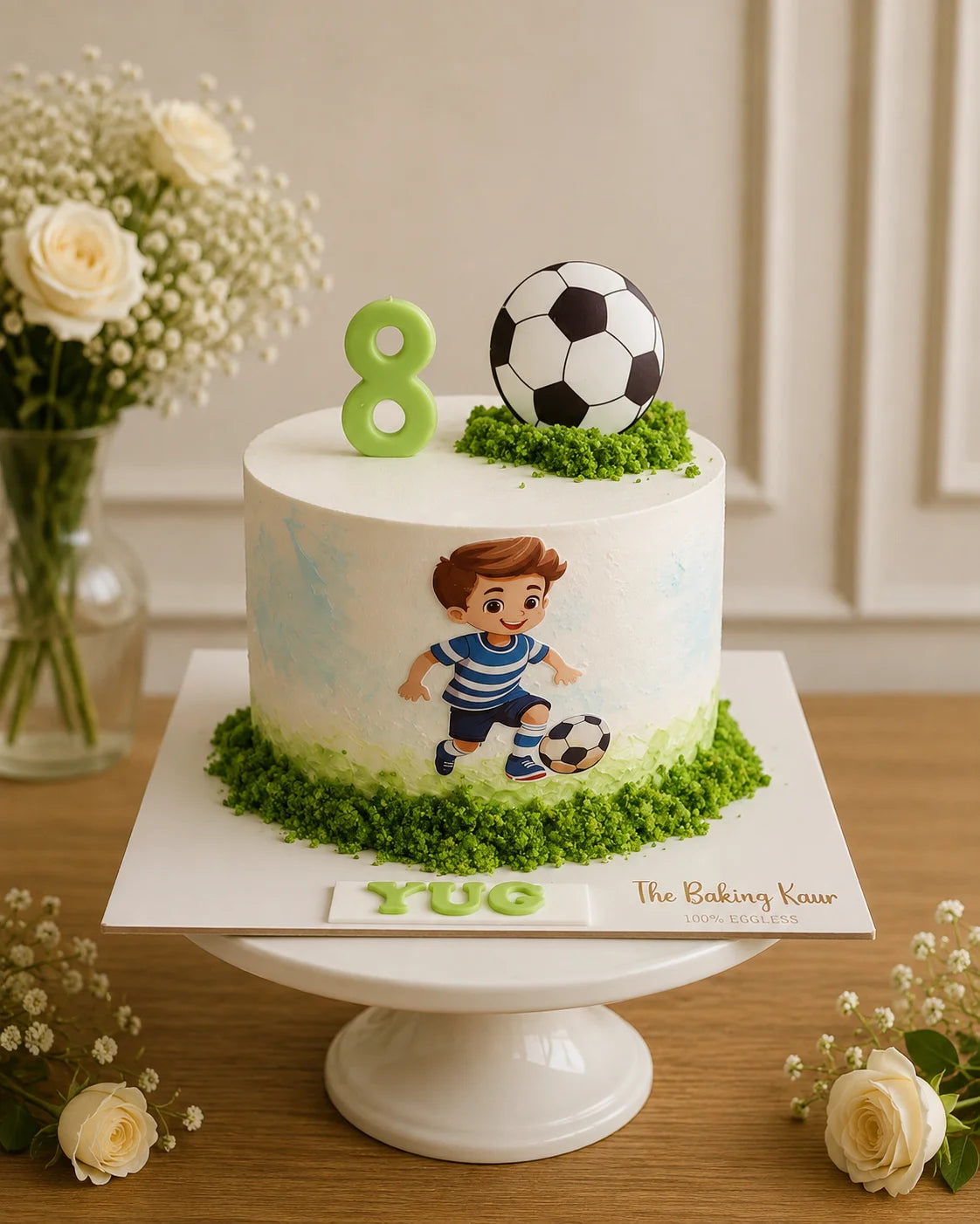 Handcrafted Pastel Mix Floral Other Cake #21 baked fresh by The Baking Kaur, Thapar Nagar, Meerut