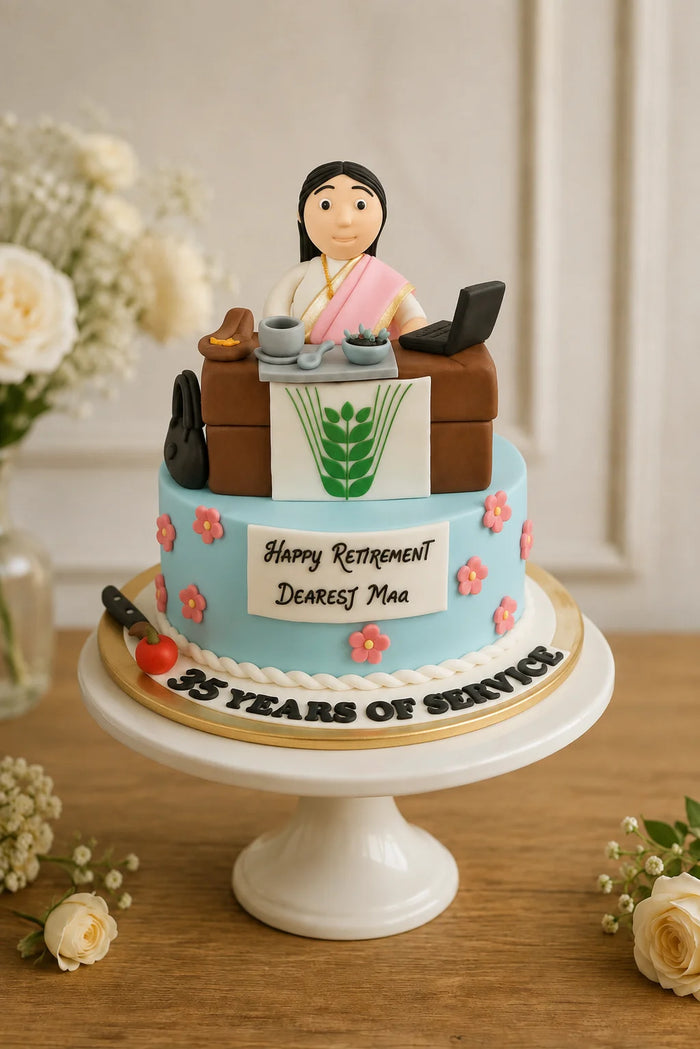 Two-Tier Military Retirement Cake