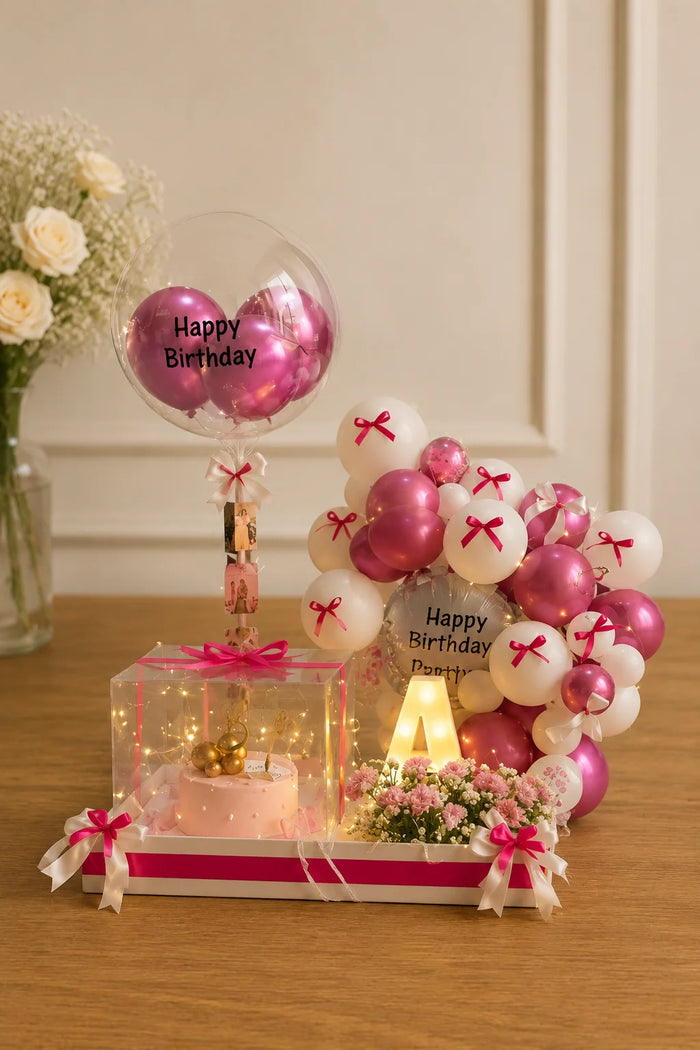 Blush Pink Birthday Celebration Hamper