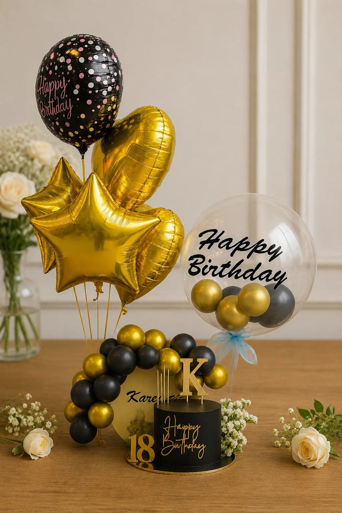 Golden Milestone 18th Birthday Celebration Hamper
