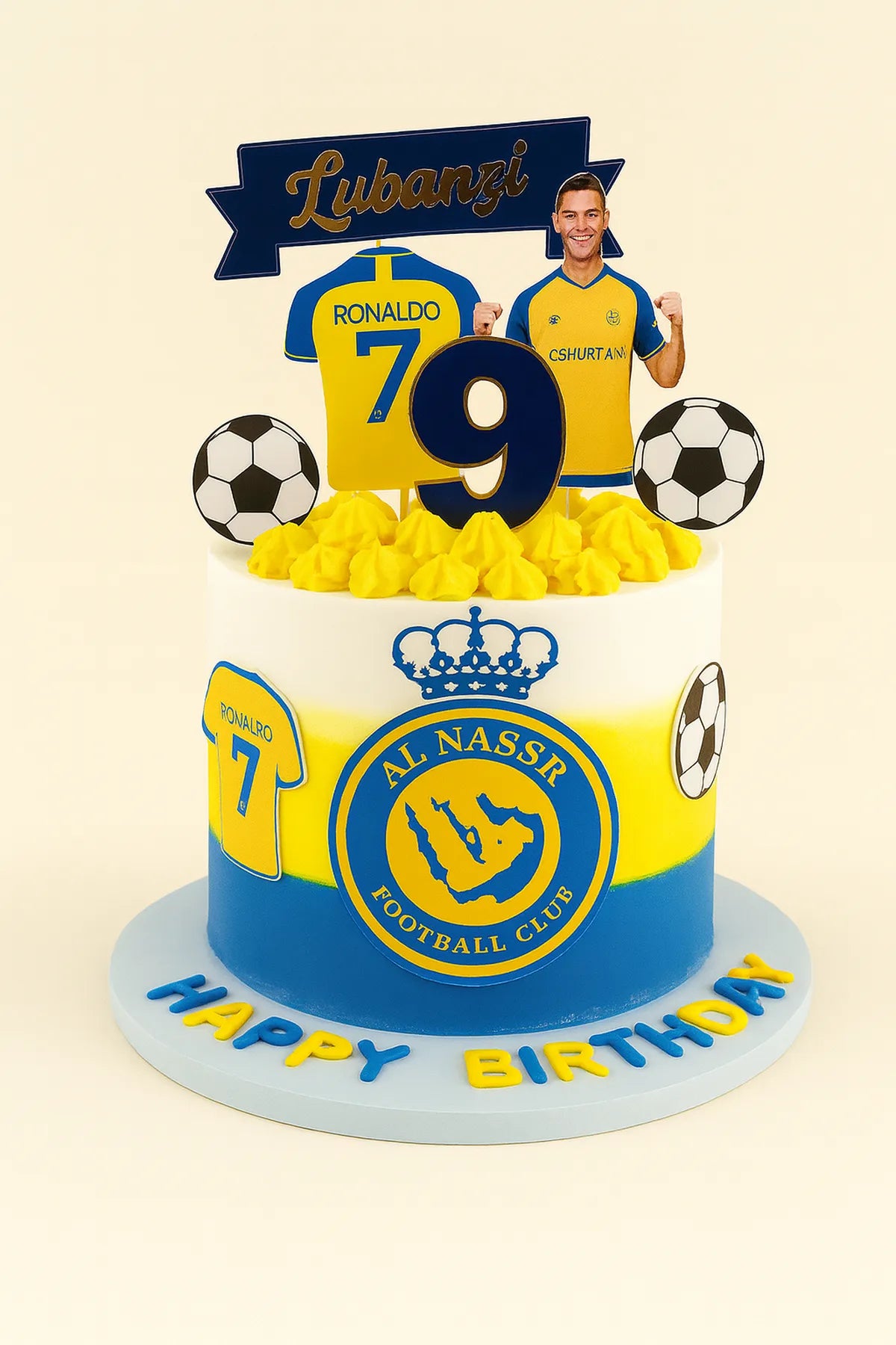 Football Club Theme Cake in Meerut-The Baking Kaur
